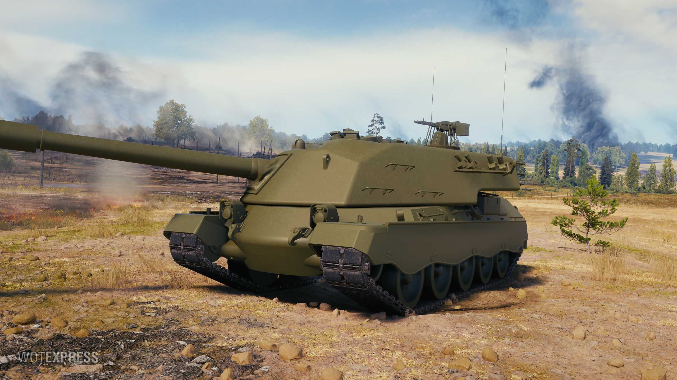 World of Tanks Supertest Minotauro in game pictures