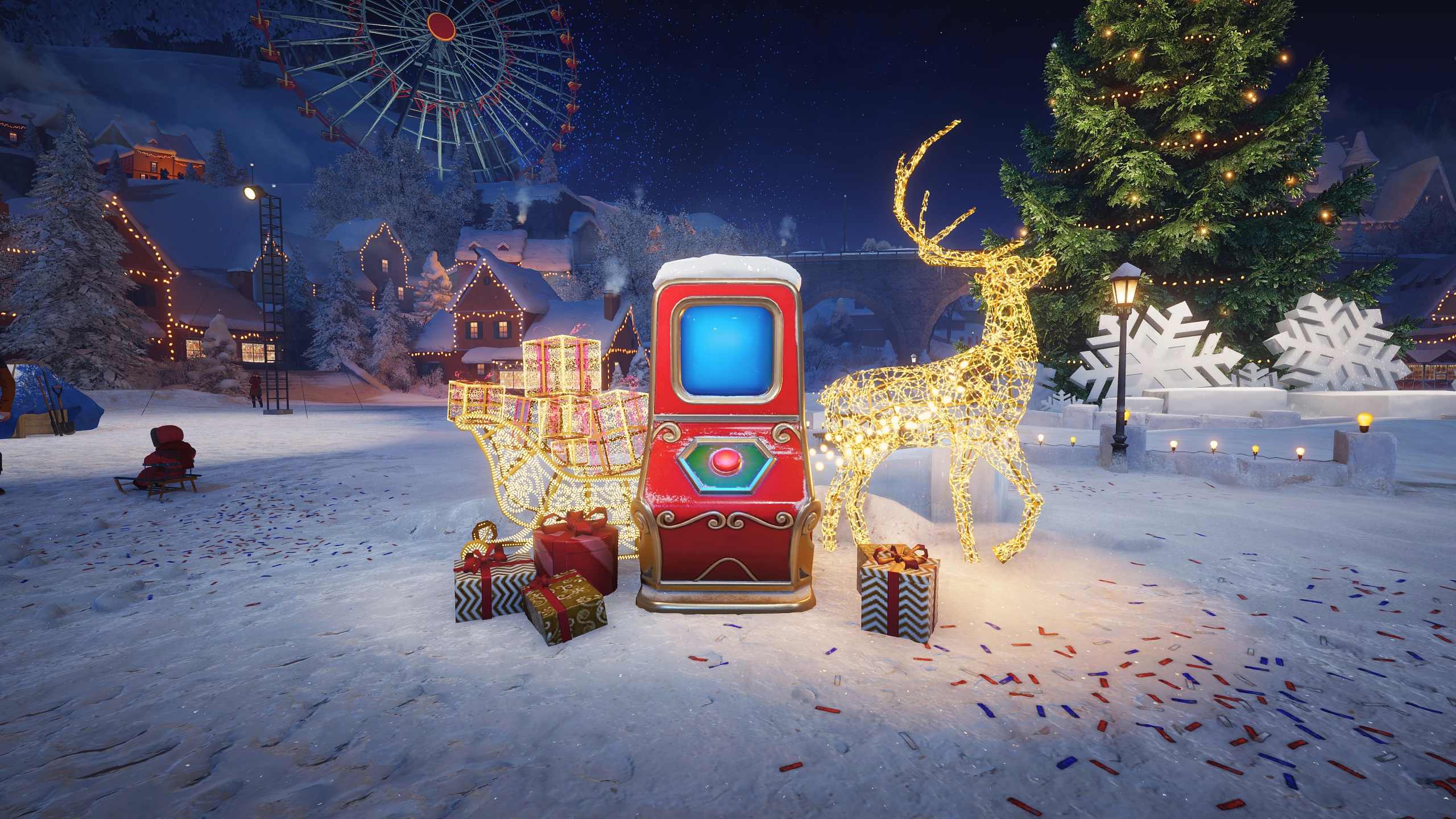 World of Tanks New Year offensive 2023 Terminal with gifts