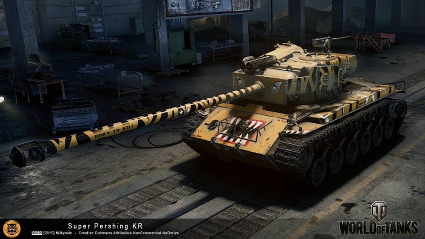 World Of Tanks Super Pershing Patton Kr Skin Mod Mmowg Net