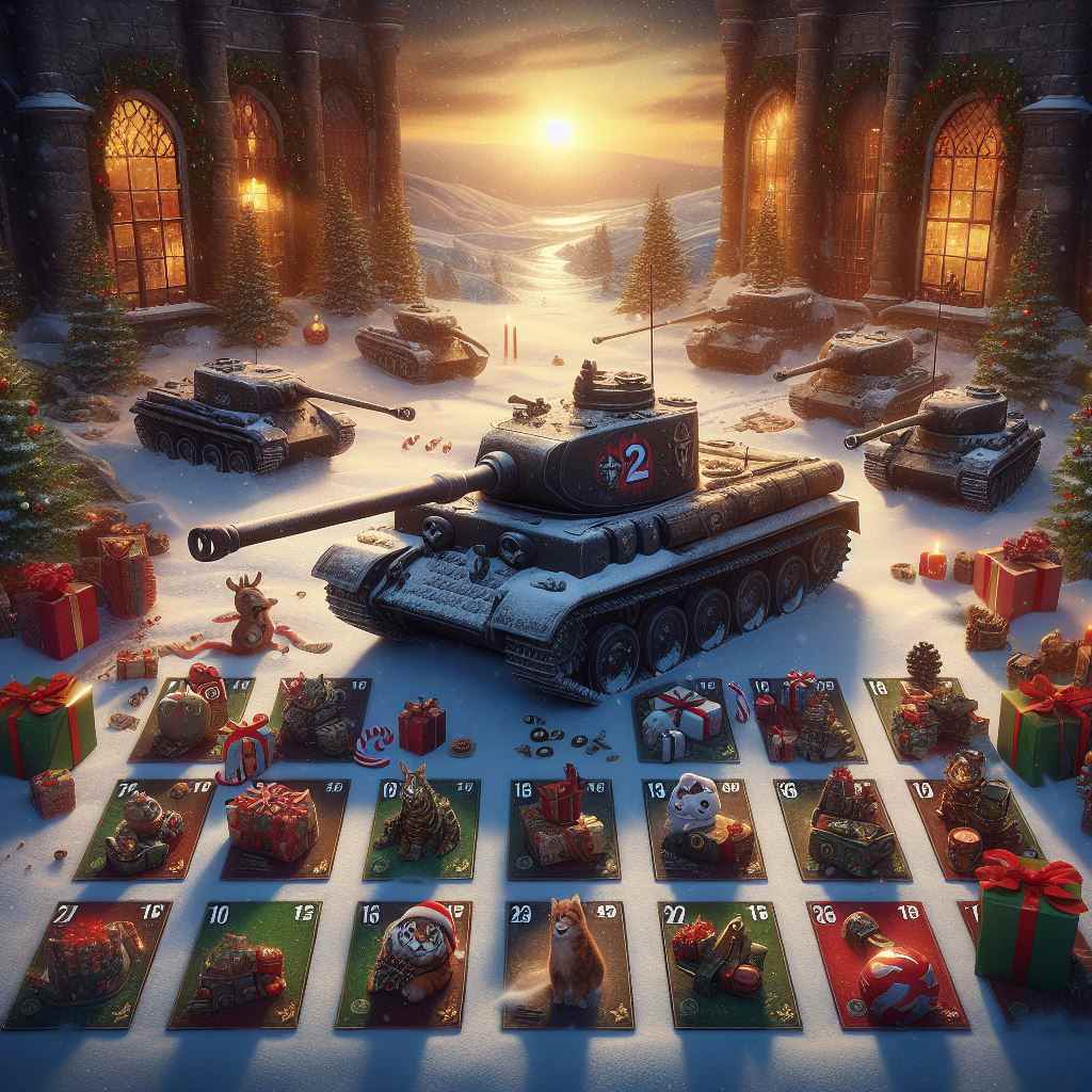 World of Tanks New Year Calendar 2025 22th Day of Bonuses